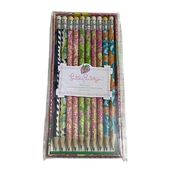 Lilly Pulitzer Hottie Dottie Blaire Stretch Dress Teal Pink Size 8 W/Pencils! - Picture 2 of 16